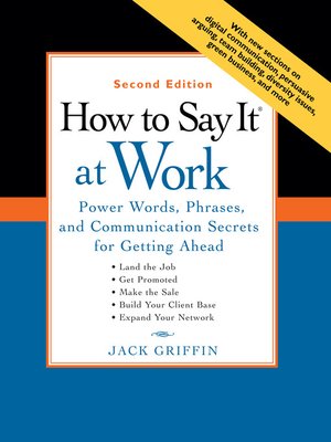 cover image of How to Say It&#174; At Work